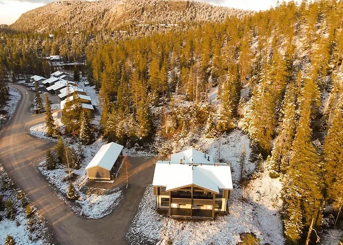 아파트 Aurora Ruka, With 2 Bedrooms, Sauna And Terrace 루카