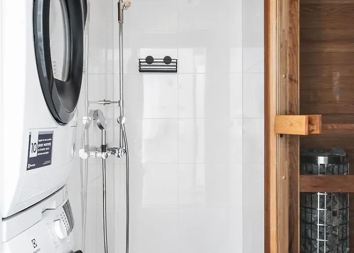 아파트 Aurora Ruka, With 2 Bedrooms, Sauna And Terrace 루카