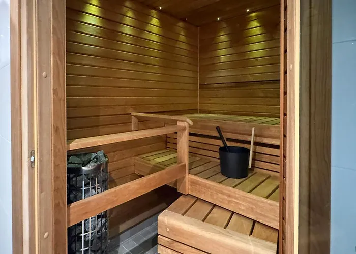 아파트 Aurora Ruka, With 2 Bedrooms, Sauna And Terrace