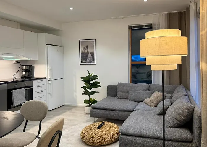 아파트 Aurora Ruka, With 2 Bedrooms, Sauna And Terrace 루카