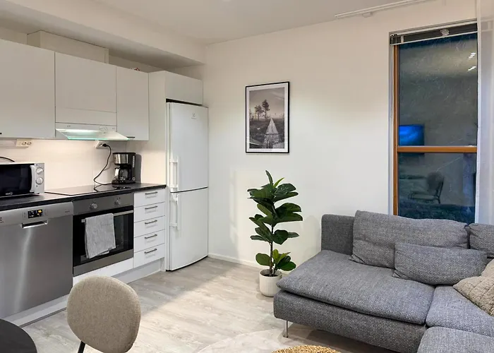 Aurora Ruka, With 2 Bedrooms, Sauna And Terrace * 루카